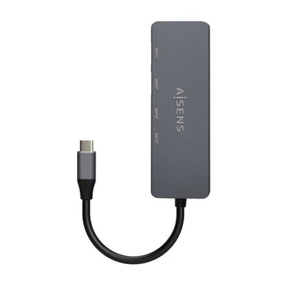 USB Hub Aisens A109-0744 Grey (1 Unit)