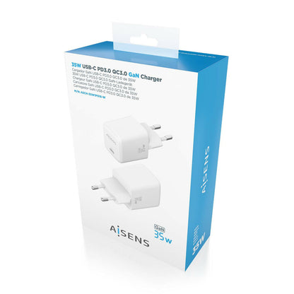 Wall Charger Aisens ASCH-35W1P016-W White 35 W (1 Unit)