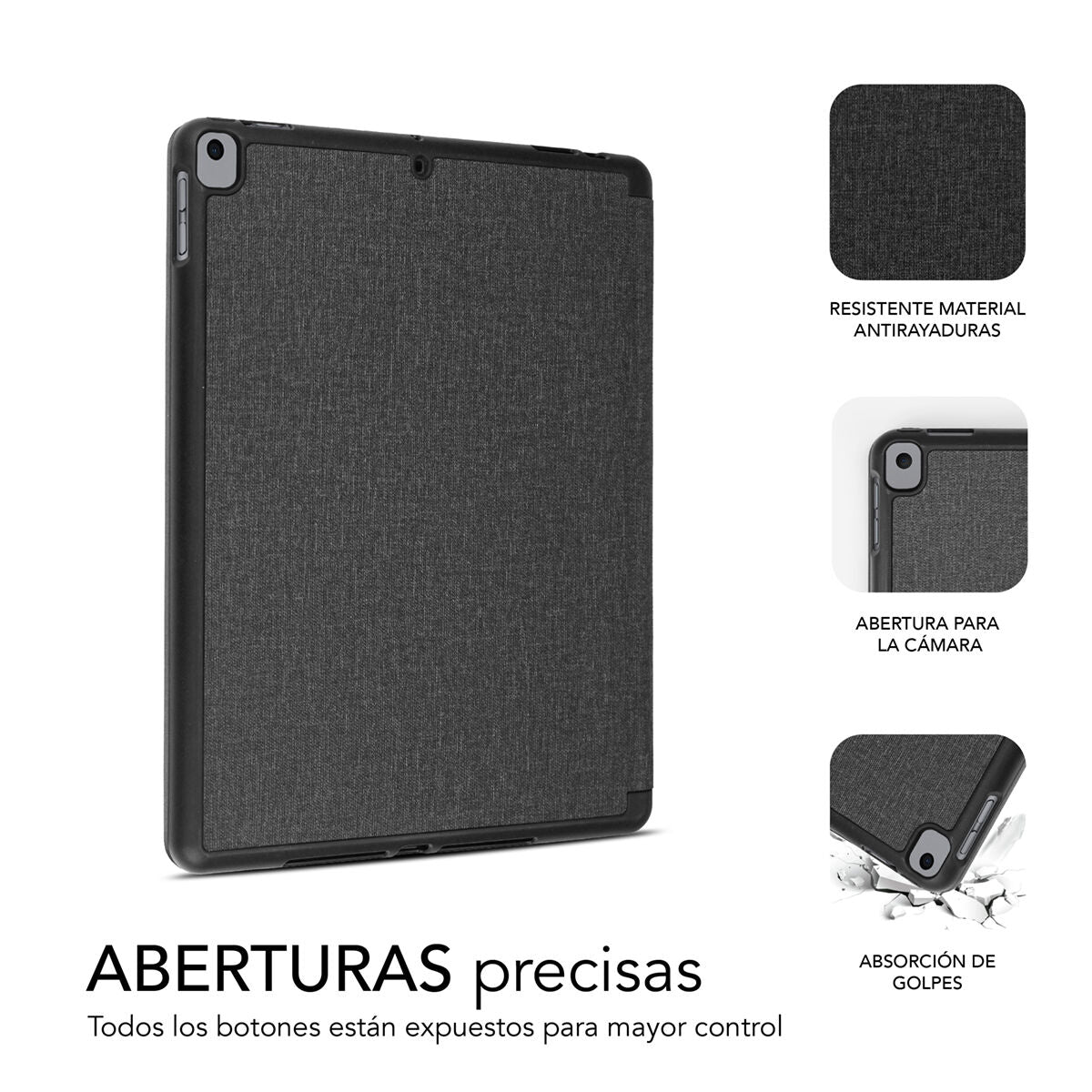 Funda para Tablet Subblim SUBCST5SC310 Negro 10,2"