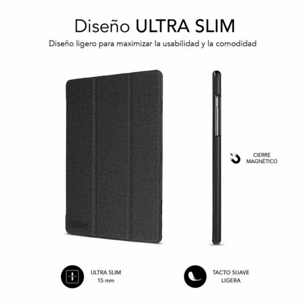 Funda para Tablet Subblim Galaxy Tab A8 Negro 10,5"