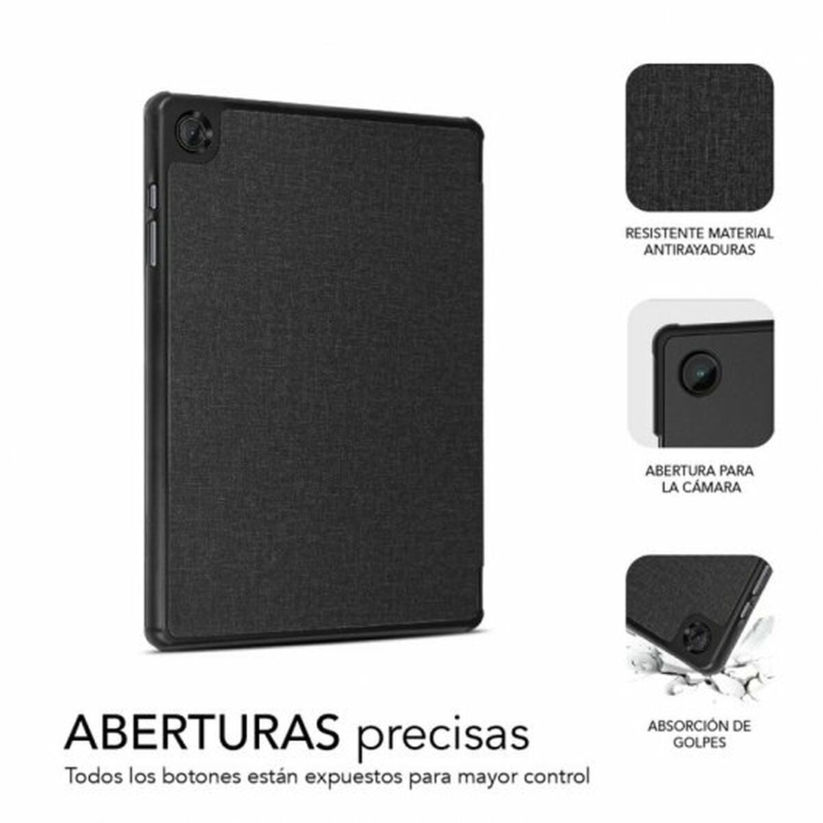 Funda para Tablet Subblim Galaxy Tab A8 Negro 10,5"