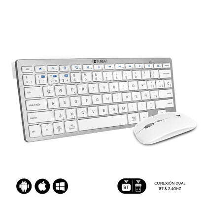 Keyboard Subblim SUBKBC-OCO010 Silver