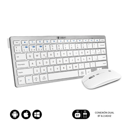 Teclado Subblim SUBKBC-OCO010 Plateado