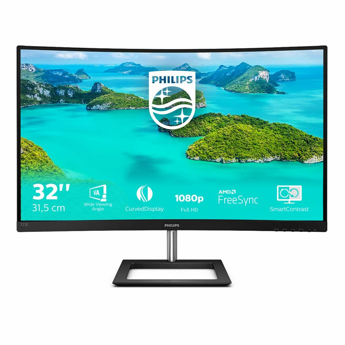 Monitor Philips 32" Full HD 75 Hz (Reacondicionado A)