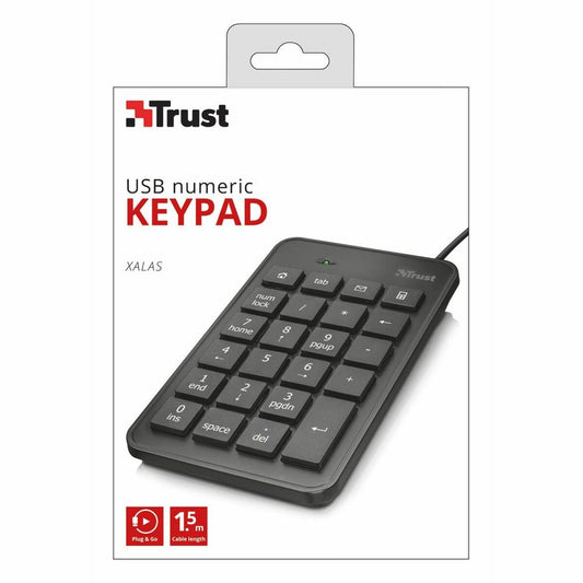 Teclado numérico Trust 22221 Negro