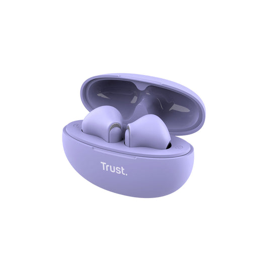 Auriculares in Ear Bluetooth Trust Yavi Morado Púrpura