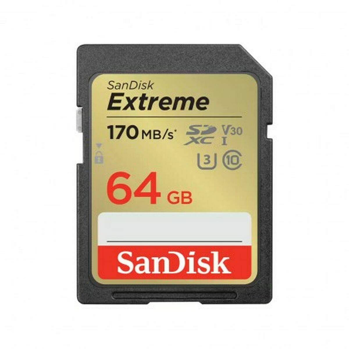 Carte Mémoire SDXC SanDisk Bleu Noir 64 GB