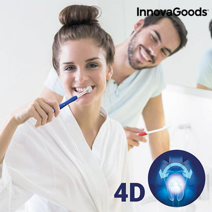 Brosse à Dents 4D InnovaGoods (Pack de 2)