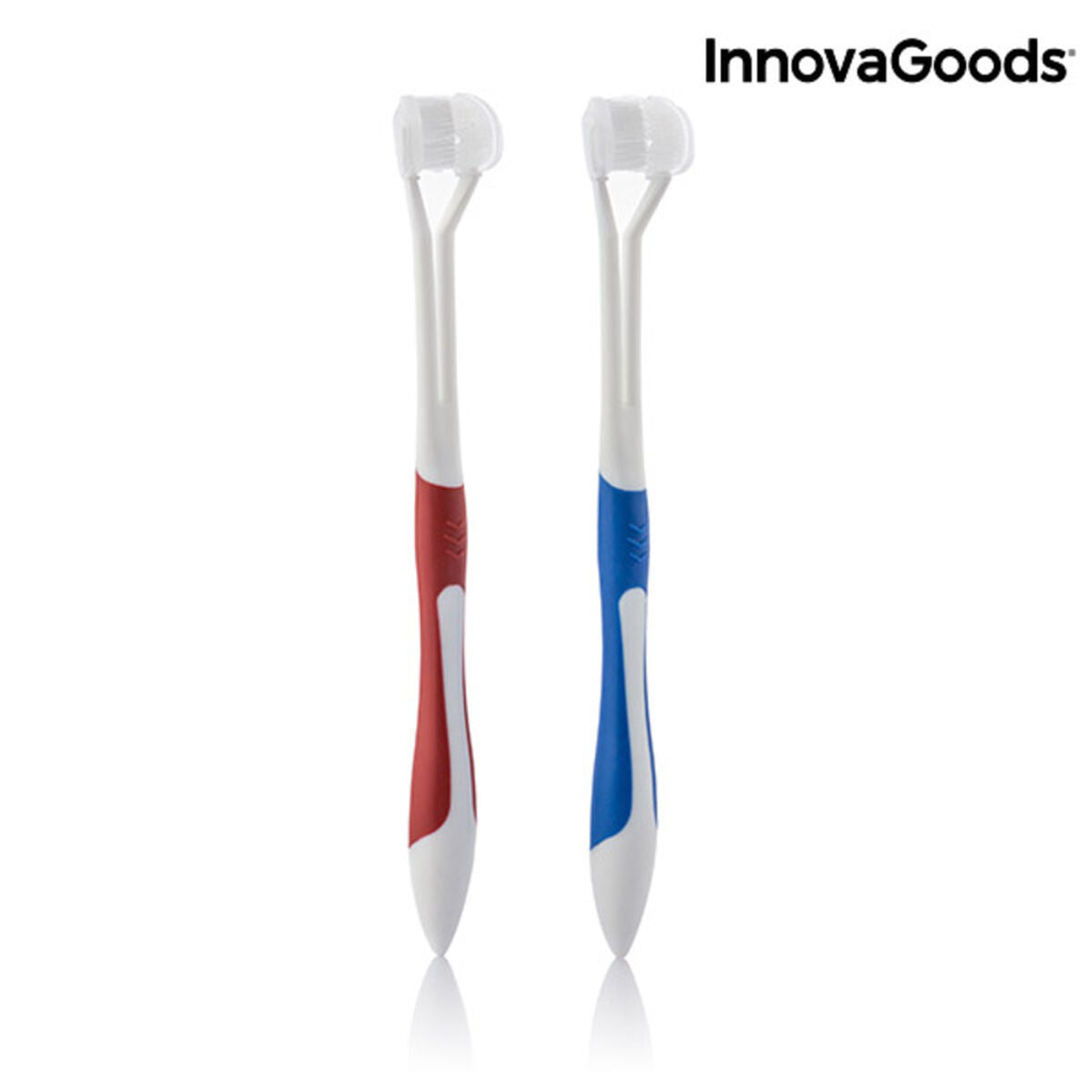 InnovaGoods 4D Toothbrush (Set of 2)