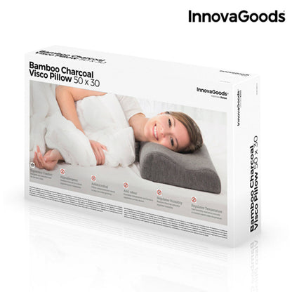 Almohada Viscoelástica con Carbón de Bambú InnovaGoods