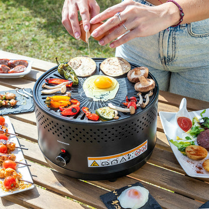 Portable Smokeless Charcoal Barbecue CleanQ InnovaGoods