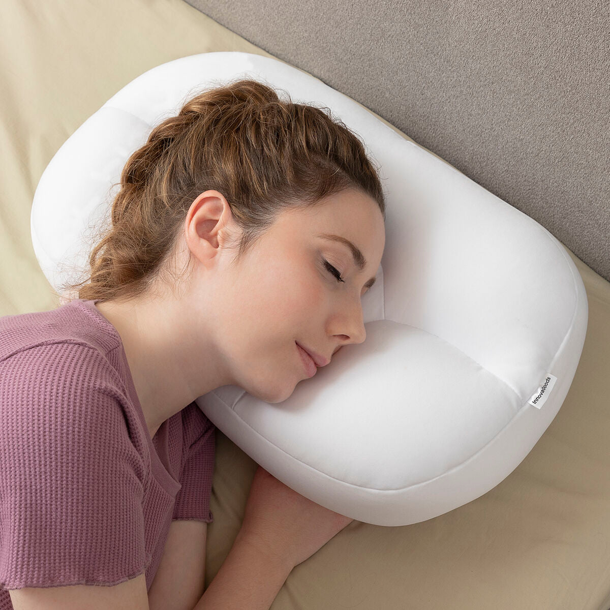 3D Anti-wrinkle Cloud Pillow Wrileep InnovaGoods (Refurbished B)