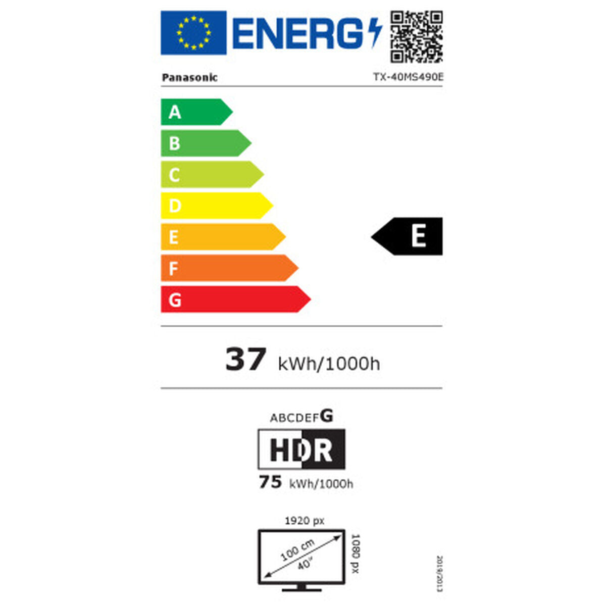 TV intelligente Panasonic Full HD 40" LED (Reconditionné A)