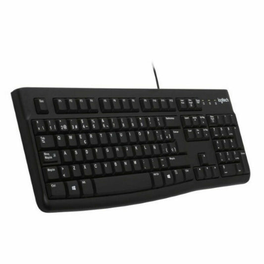 Keyboard Logitech 920-002518 Black Spanish Qwerty QWERTY