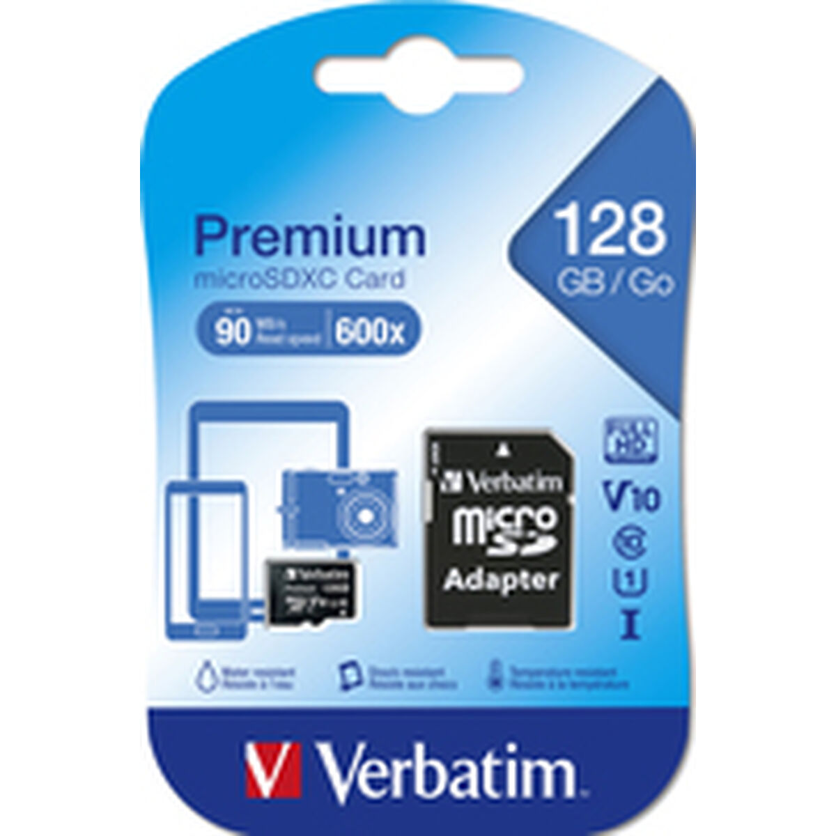 Tarjeta de Memoria Micro SD con Adaptador Verbatim 44085