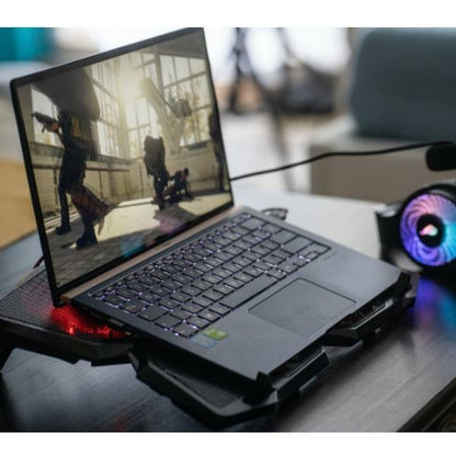 Verbatim Surefire Bora Black Gaming-Laptop-Kühlständer