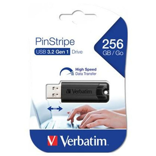 Clé USB Verbatim PinStripe 3.0 Noir 256 GB