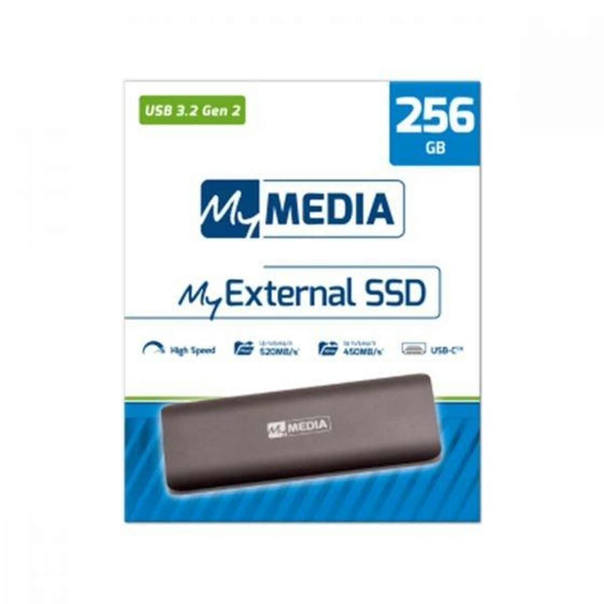 MyMedia USB-Stick Schwarz 256 GB