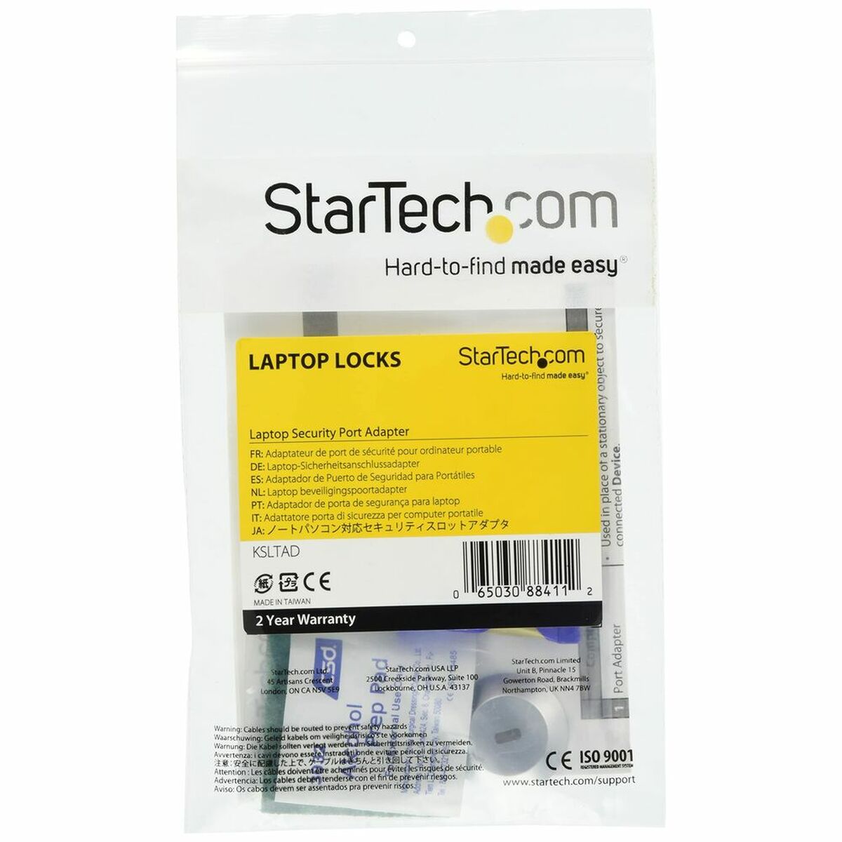 Sistema de seguridad Startech KSLTAD