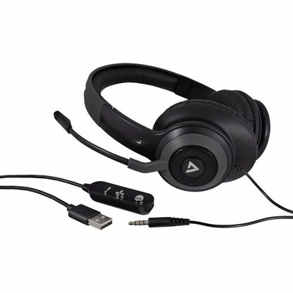 Headsets mit Mikrofon V7 HC701 Schwarz