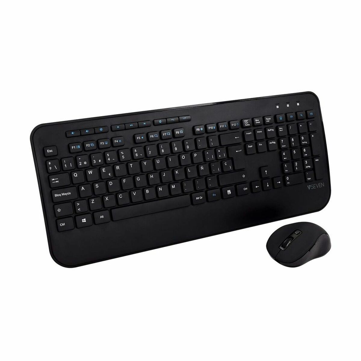 Tastatur und Maus V7 CKW300ES Spanisch Qwerty Spanisch