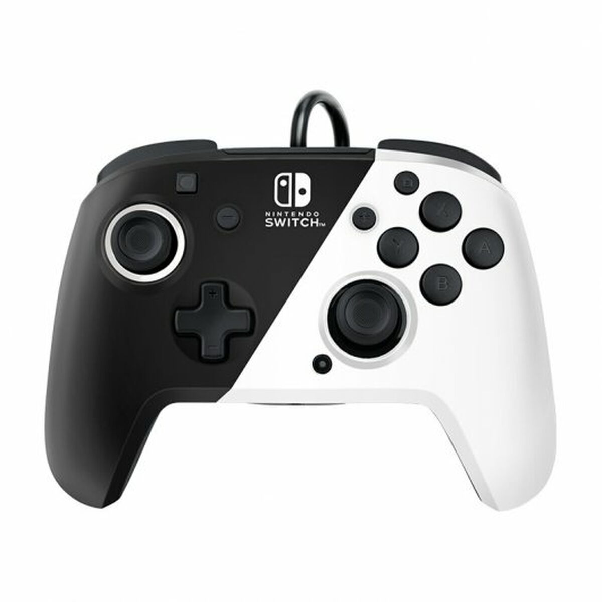 Gaming Control PDP Faceoff Deluxe Audio Black/White Nintendo Switch