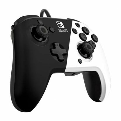 Gaming Control PDP Faceoff Deluxe Audio Black/White Nintendo Switch