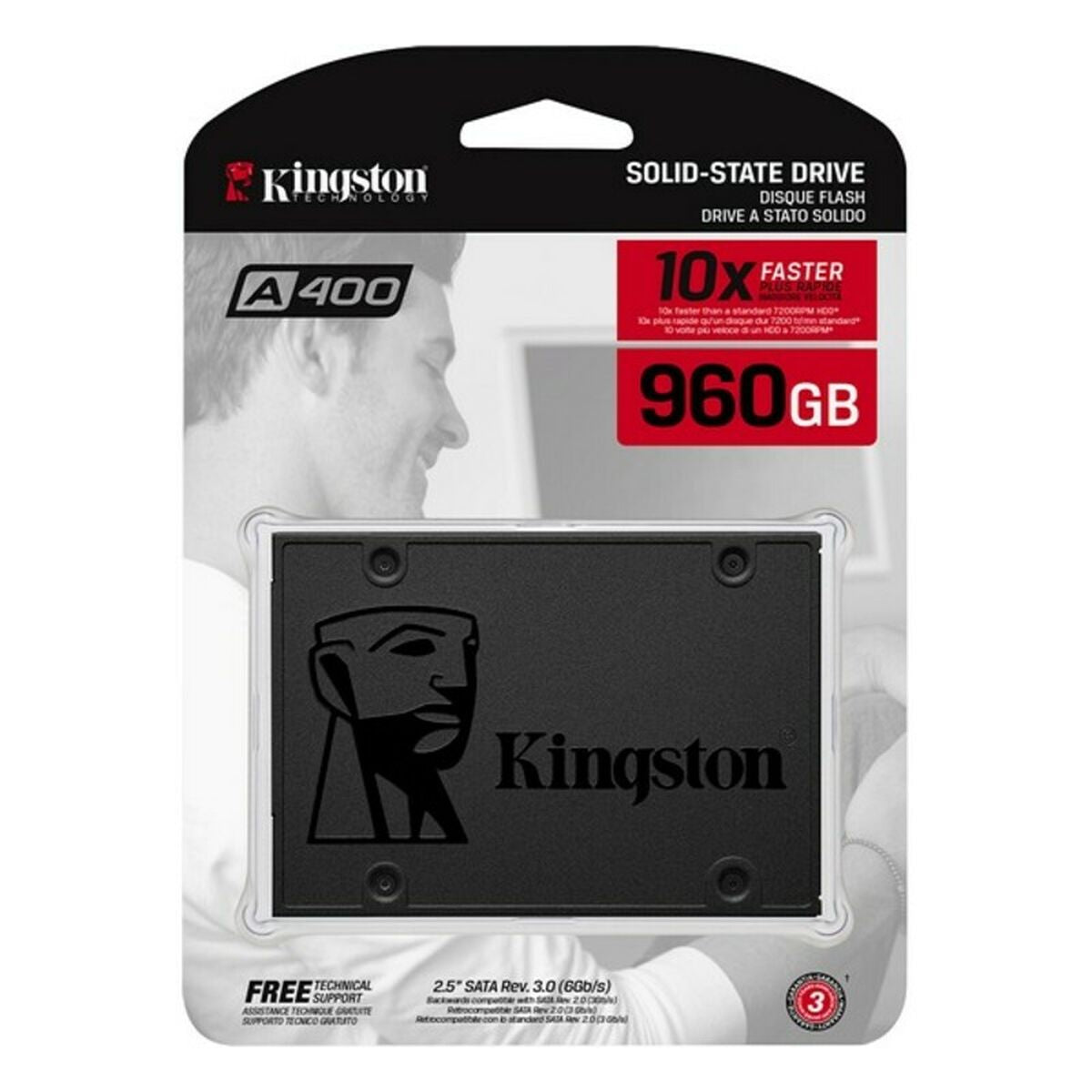 Disque dur Kingston A400 SSD 2,5"