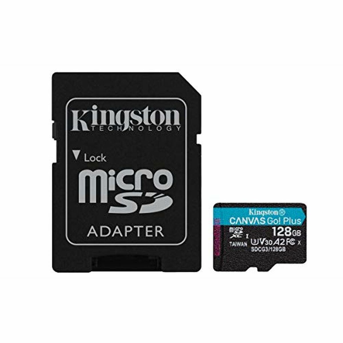 Carte Mémoire Micro SD avec Adaptateur Kingston SDCG3/128GB 128GB