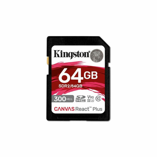 Micro-SD-Speicherkarte mit Adapter Kingston SDR2/64 GB 64 GB 8K Ultra HD SDXC UHS-II