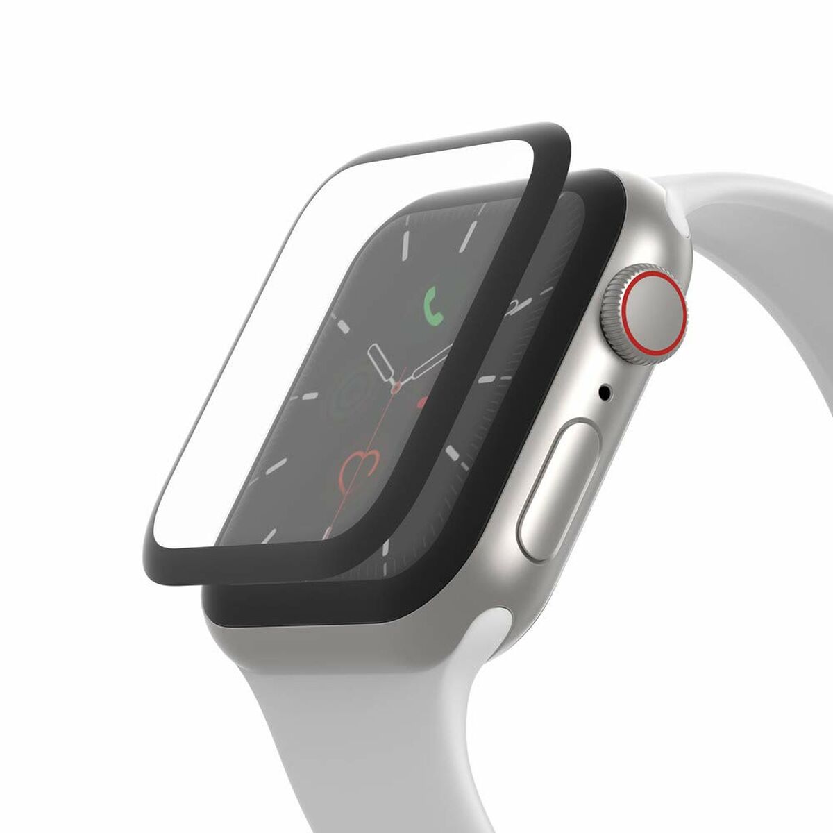 Displayschutzfolie für Belkin OVG002ZZBLK Apple Watch Series 4 Smartwatch