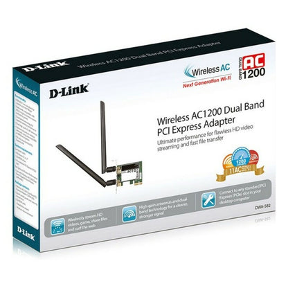 D-Link DWA-582 5 GHz 867 Mbit/s LED-WLAN-Netzwerkkarte