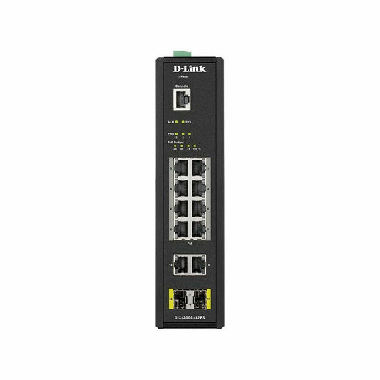 Switch D-Link DIS-200G-12PS Noir
