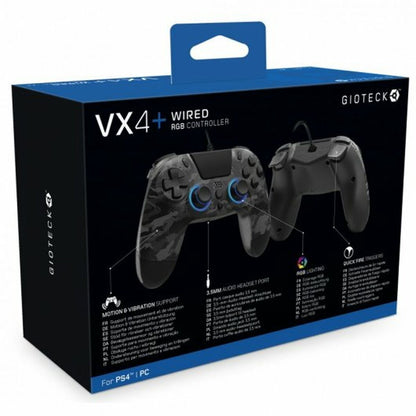 Contrôle des jeux GIOTECK VX-4+ Gris PlayStation 4