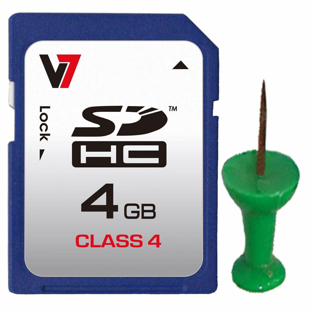 SD-Speicherkarte V7 VASDH4GCL4R-2E 4 GB