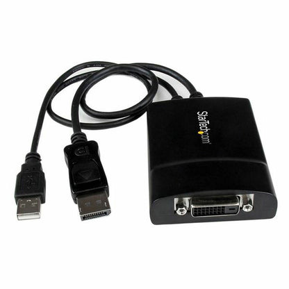 Adaptateur DisplayPort vers DVI Startech DP2DVID2             Noir