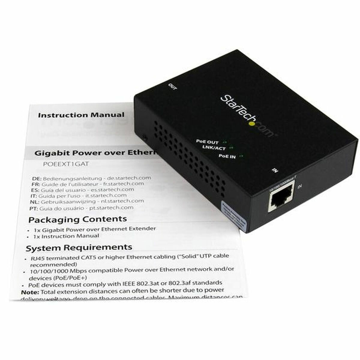 Startech POEEXT1GAT PoE-Repeater