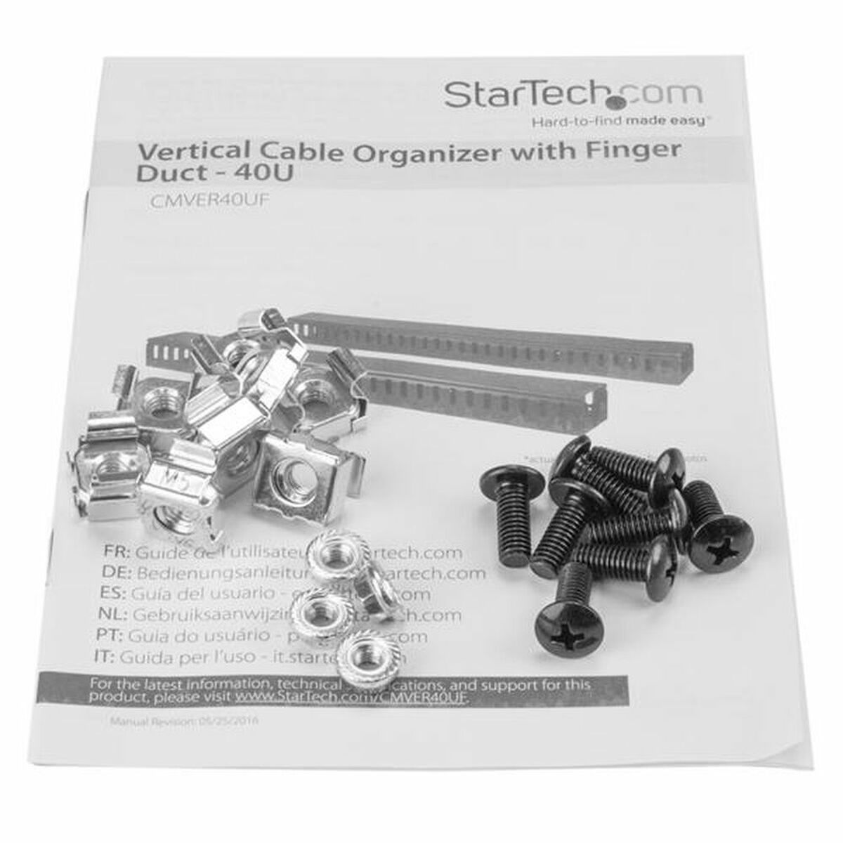 Organisateur de Câbles Startech CMVER40UF