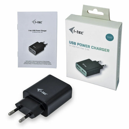 Cargador USB Pared i-Tec CHARGER2A4B         