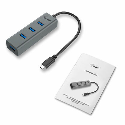 i-Tec C31HUBMETAL403 USB-Hub x 4 Grau
