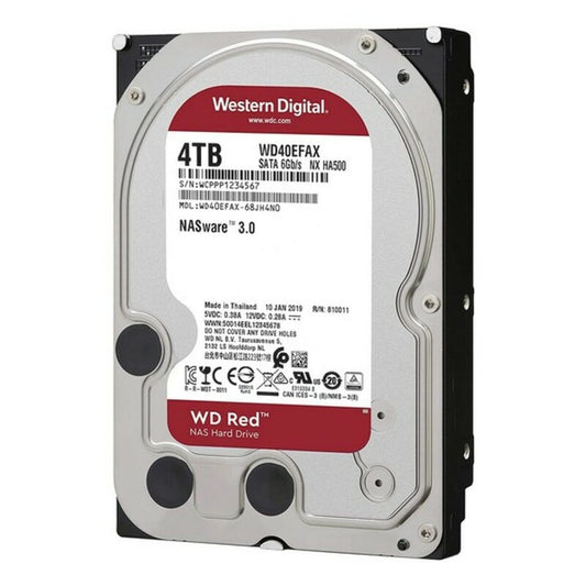 Disque dur Western Digital WD40EFAX 4 TB 5400 rpm 3,5" 4 TB 4 TB SSD 3,5"
