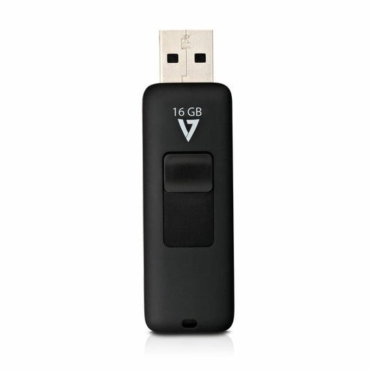Micro-SD-Speicherkarte mit Adapter V7 Schwarz 16 GB