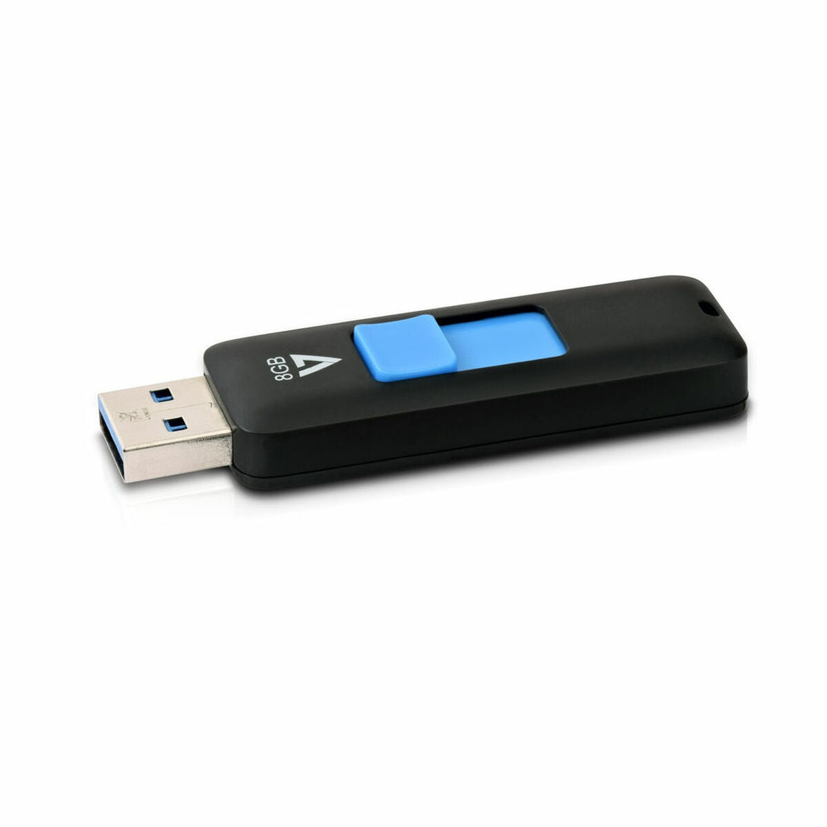 Pendrive V7 J153269 USB 3.0 Azul Negro 8 GB