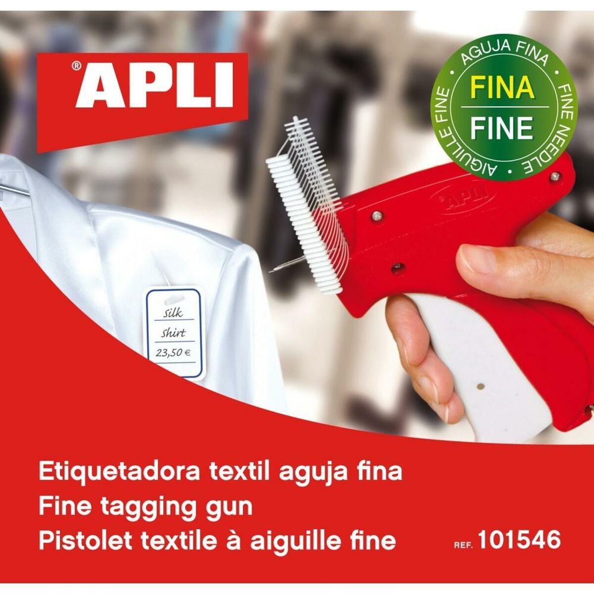 Etiquetadora Manual Apli 101546 Rojo