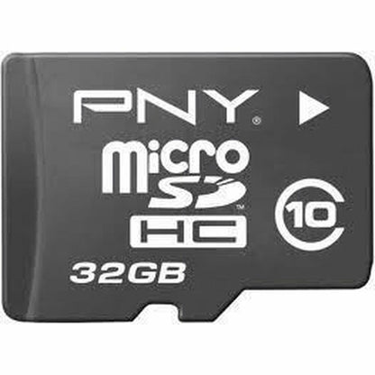 Micro-SD-Speicherkarte mit Adapter PNY ‎SDU32GBHC10HP-EF Course 10 32 GB