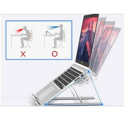 Conceptronic Thana Ergo F Laptop-Kühlständer, Silber