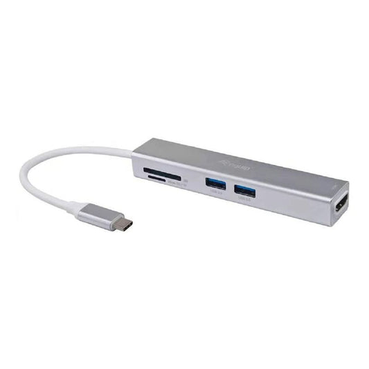 USB-Hub Equip 133480 Grau