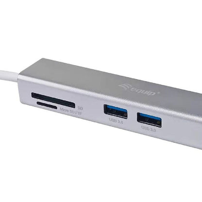 USB Hub Equip 133480 Grey