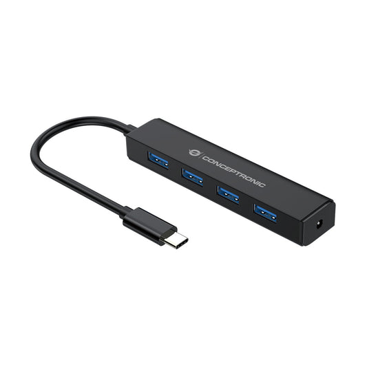 Hub USB Conceptronic CTC4USB3 Noir