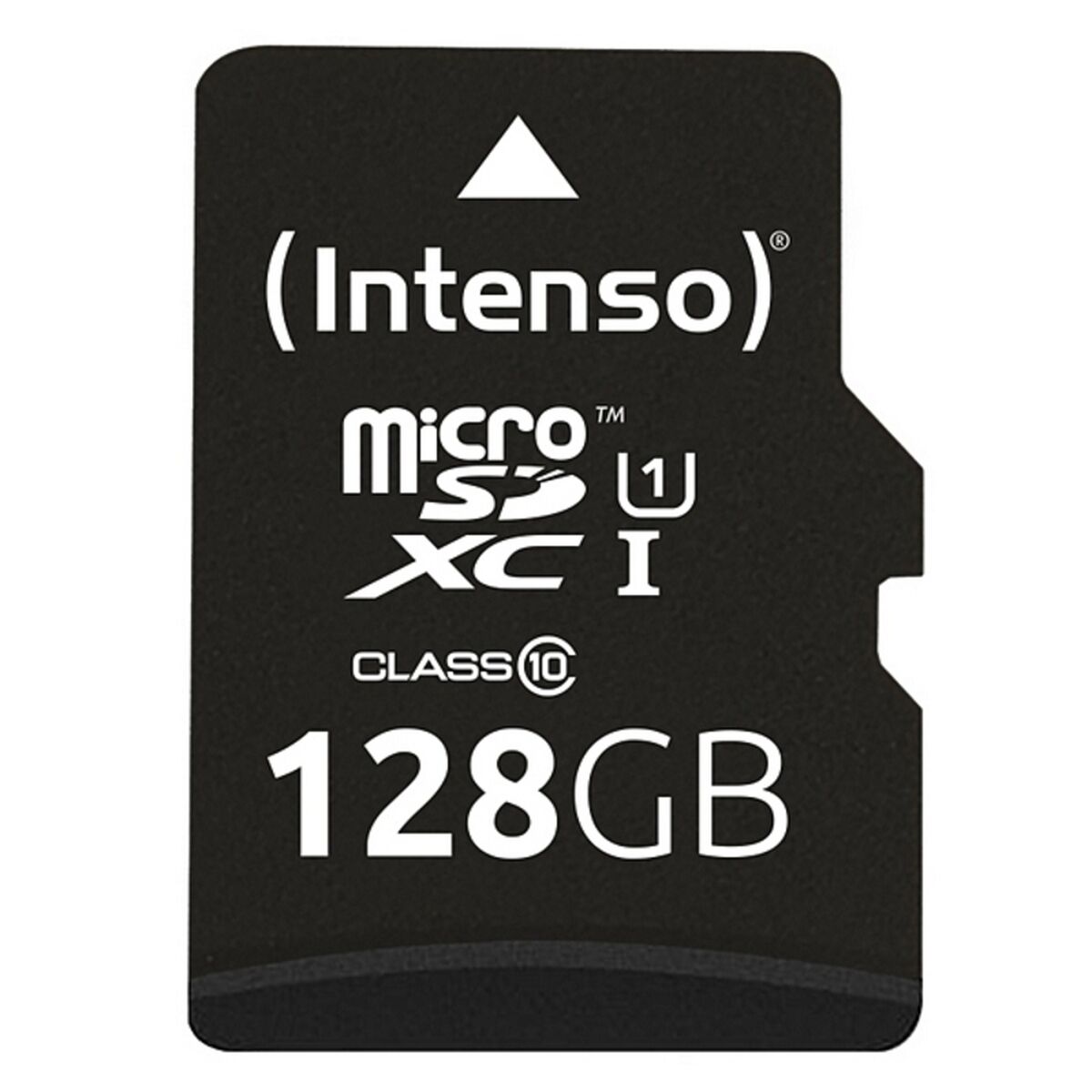 Tarjeta de Memoria Micro SD con Adaptador INTENSO 34234 UHS-I XC Premium Negro